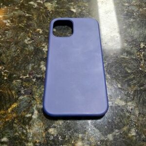 iPhone 12 Mini, Ornarto Silicone/Felt Microfiber, Soft Touch Slim Phone Case